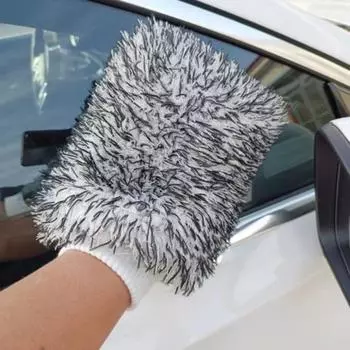 Yousheng 3 Pcs Microfiber Wash Mitts Scratch-Free Lint-Free Car Wash Gloves Absorbent Automotive Car Cleaning Mitt for Rinseless Washing 3 Pcs