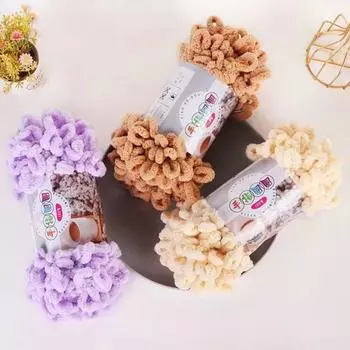 Yousheng 3 Rolls Loop Yarn Finger Knitting Yarn No Need Hook Yarn Fluffy Finger Loop Yarn для начинающих, опытных мастеров, одеяла, шарфы