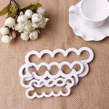 Yousheng 3Pcs Fondant Mold антипригарный быстросъемный пластиковый Rose Carnation торт украшение формы для выпечки 3pcs
