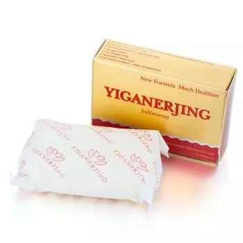 Yousheng 80G серное мыло натуральное мягкое эффективное безопасное не раздражающее кожу очищающее средство для контроля жирности пор 80 g