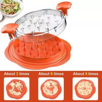 Yousheng Chicken Shredder Инструмент для измельчения мяса с нескользящей основой и эргономичной ручкой Инструмент для быстрой нарезки продуктов для курицы, говядины, свинины циан