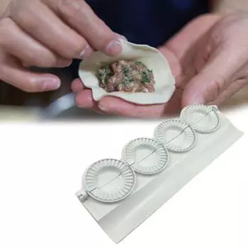 Yousheng Dumpling Maker антидеформируемая быстросъемная пластиковая форма для равиоли с картофелем и сыром для столовой белый