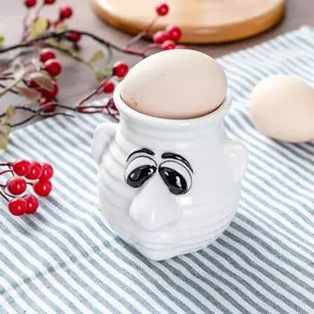 Yousheng Egg White Separator Funny Egg Yolk Separator Tool Керамическая новинка кухонный гаджет для выпечки Хэллоуин День благодарения рождественские подарки белый