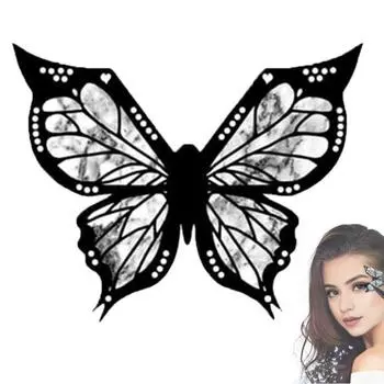 Yousheng Eyeliner Stencil Makeup Template Butterfly Winged Eyeliner Stamp Многоразовые гибкие аппликаторы для подводки глаз Многофункциональный инструмент для макияжа глаз Butterfly
