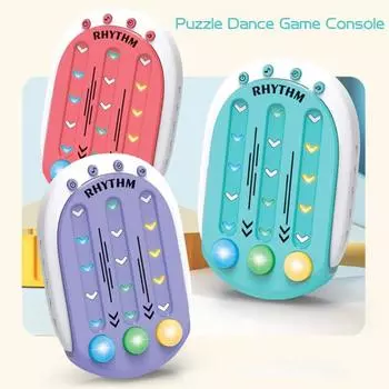 Yousheng Fast Push Rhythm Master игровая консоль тренировка скорости реакции для детей и взрослых портативный обучающий светящийся трек игровой автомат игрушка зелёный