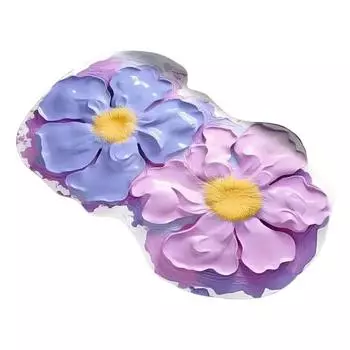 Yousheng Floor Mat with Anti-Slip Bottom Quick-Drying Material 3D Floral Pattern Bathtub Mat Bathroom Kitchen Entryway Decor S A
