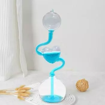 Yousheng Glass Hand Boiler Love Heart Термометр Игрушка Образовательная Научная Игрушка Многофункциональный Научный Эксперимент Ручной Кипятильник Подарок для Детей Взрослых A фиолетовый