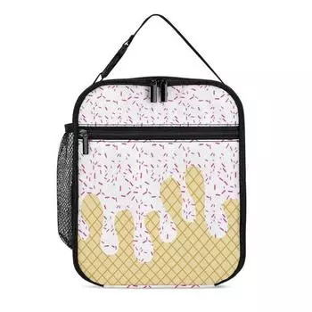Yousheng Insulated Lunch Box Bag with Reinforced Handle Large Capacity Three-Layer Design Waterproof Lightweight Tote Bag