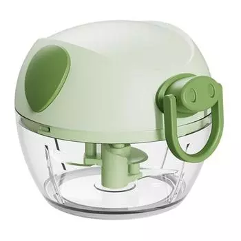 Yousheng Mini Manual Garlic Chopper Portable Hand-Pull Food Processor for Garlic Ginger Chili Efficient Food Preparation Kitchen Gadget