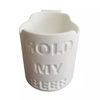 Yousheng Portable Beer Holder Clip-on Can Holder on Belt Single Can Hanger Insulated Drink Holder for Men Beer Lovers BBQ Travel Camping Party белый