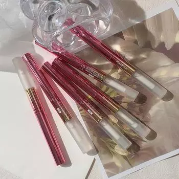 Yousheng Raincoat Lipstick Водонепроницаемая антипригарная чашка для длительного ношения невыцветающего макияжа Двойной блеск для губ для женщин