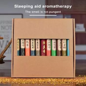 Yousheng Sleep Aid Ароматерапия Лавандовые благовония Палочки Успокаивающие Медитативные Благовония Новоселье Натуральные Ингредиенты Отпугиватели Комаров Благовония
