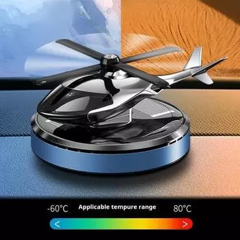 Yousheng Solar Powered Fighter Airplane Автомобильный освежитель воздуха Креативная форма Автомобильный диффузор эфирных масел Украшение для автомобиля