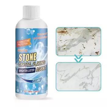 Yousheng Stone Crystal-Plating Agent Каменные поверхности Устойчивое к пятнам водостойкое моющее средство PH-сбалансированное маслостойкое чистящее средство для камня 100ML