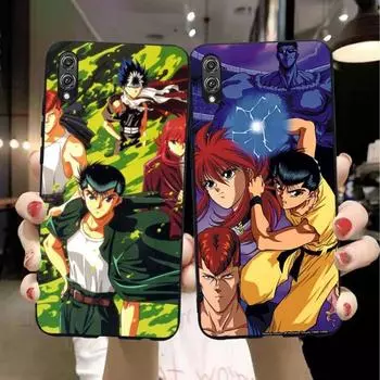 Yu Yu Yuyu Hakusho Phone Case For Honor 70 50 20 7S X9 X8 X7 Magic 4 3 Pro Soft Black Phone Cover Honor 70