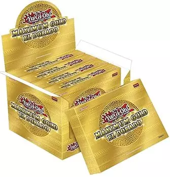Yugioh Maximum Gold Eldorado Booster Shield Display Box 5 мини-коробок Booster Packs (20 Всего)