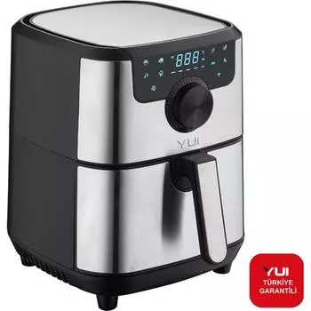 Yui M20 Maxifry Сенсорный экран 4,5 литра Smart Airfryer Безмасляная фритюрница 1500 Вт (Юи Турция гарантировано)