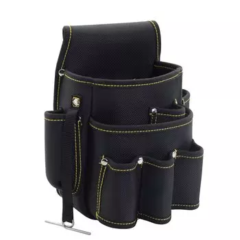 Yumeen Waist Nail Frame Work Tool Waist Nail Temporary 2 Tier Waist Tool Accessories Tool Holder Waist Carpenter Bag, Bag, Electrician, Carpenter,