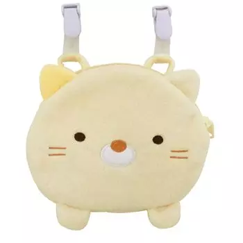 Yunikku Sumikko Gurashi Outing Pocket Pouch Pouch Tissue Case Handkerchief Tissue Clip Character Goods Children Pocket Pouch x 12 x Cat san-X San-X