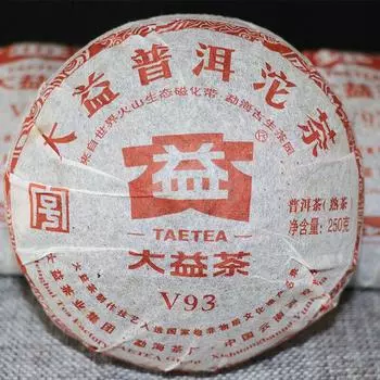 Yunnan Menghai Dayi V93 Чай Пуэр Туо Ча 2011 г. 250г Спелый Пуэр Пуэр Туоча Шу 250g/8.8oz