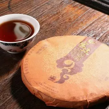 Yunnan Pu er Tea Palace Чайный торт Пуэр Чай Пуэр Спелый чайный дворец 200г