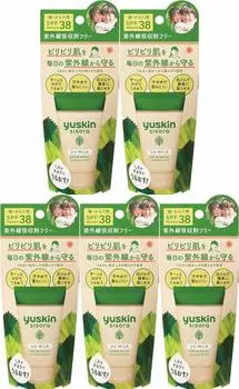 Yuskin Sisora UV Milk SPF38 для лица и солнцезащитный крем 40 г [Набор 5] PA+++ (для тела)
