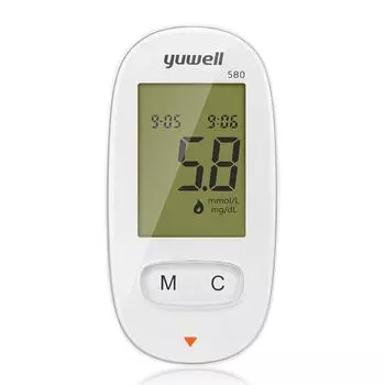 YUWELL 720 глюкометр диабетический глюкометр тест-полоски глюкометр диабетические аксессуары монитор сахара в крови 720+50 strip+50 lancet