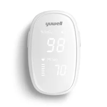 YUWELL YX102 Пульсоксиметр на пальце Оксиметр кислорода в крови Медицинский монитор сердечного ритма Измеритель насыщения Палец-генератор