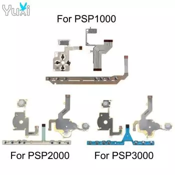 YuXi Замена для PSP 1000 2000 3000 Левая Правая Кнопки Функция Пуск Домой Громкость PCB Клавиатура LR Flex Cable Ремонтные детали