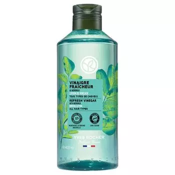 Yves Rocher Refresh Vinegar with Moringa Ополаскиватель для всех типов волос и кожи головы, 400 мл, 1 шт.
