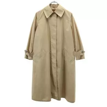 YVES SAINT LAURENT 80s 90s Old Long sleeve Stainless collar coat Women Used