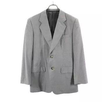 YVES SAINT LAURENT stripe tailored jacket 2-piece set with vest liner Men s Used