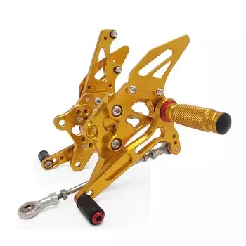 YZF R25 Подножка регулируемая с ЧПУ обработка для SUKIRACING YAMAHA 2014-2022 MT-03/MT-25 2015-2022 (золото) золотой
