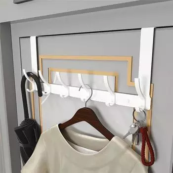 За дверью Крючки Вешалки без отверстий Полки Дверные вешалки Настенные крючки Ванная комната Развешивание одежды Боги Товары для дома