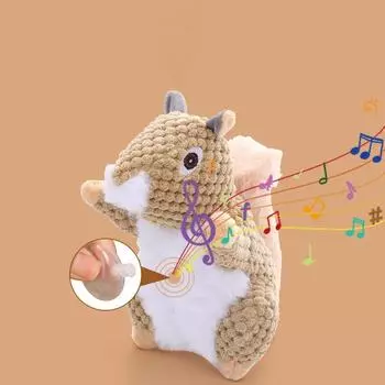 Забавная белка коала плюшевая собака пищащие игрушки маленькие большие собаки интерактивные устойчивые к укусам игрушки аксессуары для домашних животных принадлежности XL