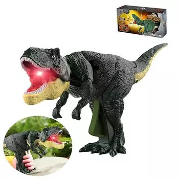 забавная игрушка-динозавр - Trigger the T-Rex экшн и звуковые игрушки-динозавры фигурки динозавров ручные захваты новинка динозавры животные фигурки игрушки