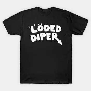 Забавная одежда LODED DIPER DIARY OF A WIMP KID, футболка с принтом, топы для мужчин и женщин, летние удобные топы унисекс, уличная мода S