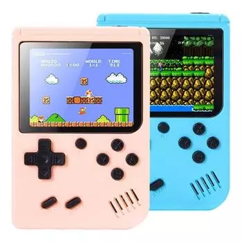 Забавная портативная игровая консоль в стиле ретро Gameboy, встроенная 500 классических игр, детский подарок