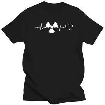 Забавные футболки с изображением радиологии Heartbeat Rad Tech радиолога Xray Tech, подарочные футболки, хлопковая уличная одежда с графическим рисунком, летняя футболка с короткими рукавами S бежевый