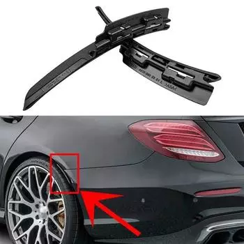 Задний бампер, расширение крыла, удлинитель бровей, губы для Mercedes Benz W213 E200 E250 E300 E400 E53 E63 E43 AMG Sedan 2016-2022