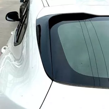 Задний спойлер, крыло, боковое, 1 пара, глянцевый черный, подходит для BMW X4 G02 2019 2020 2024 2024, зеркало заднего вида, внешние детали