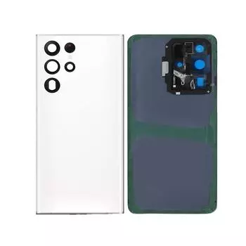 Задняя крышка Ремонт стекла Корпус дверцы и рамки объектива для Samsung Galaxy S22 Ultra