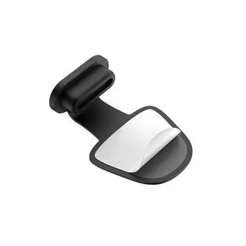 Заглушка для порта зарядки от пыли и грязи для iPhone Samsung Usb Type-C Port Protector Силиконовая заглушка от пыли Крышка от потери чёрный