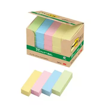 Заголовок заметки Пастельный цвет 50 x 15 мм 100 листов x 25 книг Post-It 7001-K