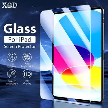 Закаленное стекло для iPad Pro 12,9 11 4 6 2024 Air 5 4 3 Защитная пленка для экрана для iPad 9 9 10 поколения Mini 6 2024 10,2 9,7