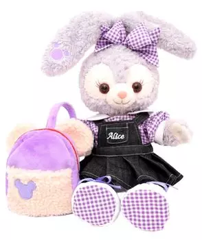 Заказ по почте одежды Teddy Bear Alice Stella Lou, костюм для переодевания, пушистый джинсовый комбинезон, юбка с рюкзаком, без боди для размера S