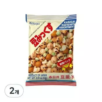 Закуска Kasugai Mame Mix, 57 г, 2 шт., корейские орехи