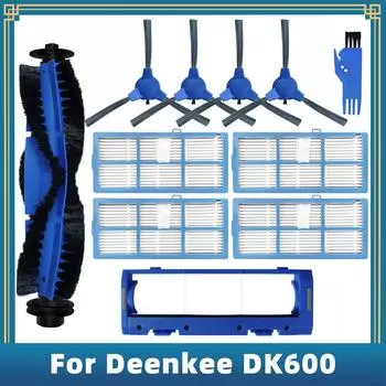 Замена для робота-пылесоса Deenkee DK600 запасные части аксессуары основная боковая щетка фильтр Hepa щетка крышка