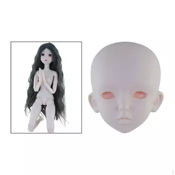 Замена головы куклы BJD, 60 см, сделай сам, без глаз, аксессуары, принадлежности для рукоделия, товары для рукоделия