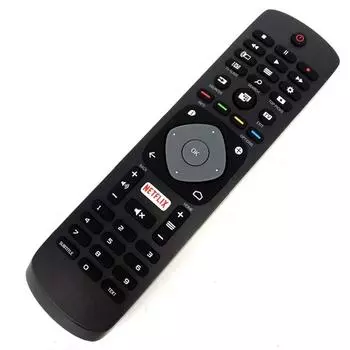 Замена пульта дистанционного управления Smart TV, совместимая с Philips HOF16H303GPD24 Smart Netflix 398GR08B, аксессуары без аккумулятора